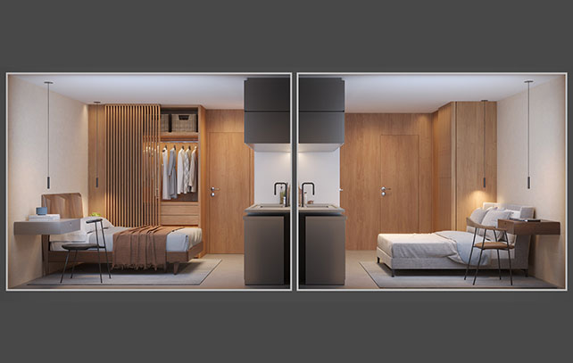 Double suítes: conceito exclusivo de privacidade e conforto 