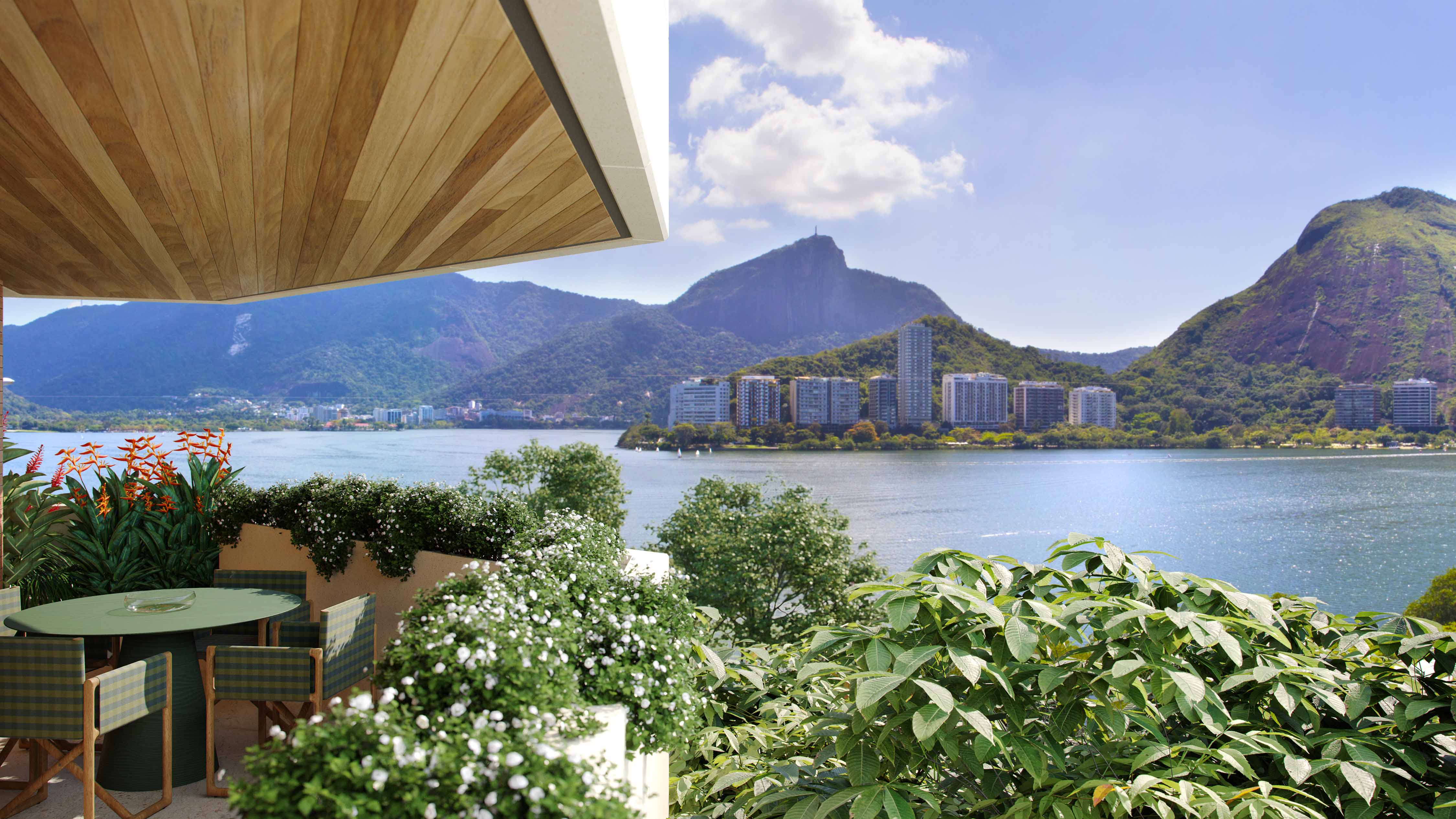 Vista panorâmica para a Lagoa