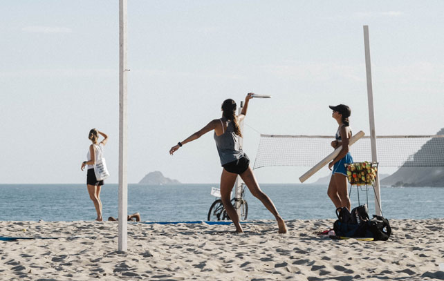 Entre a praia e a Lagoa