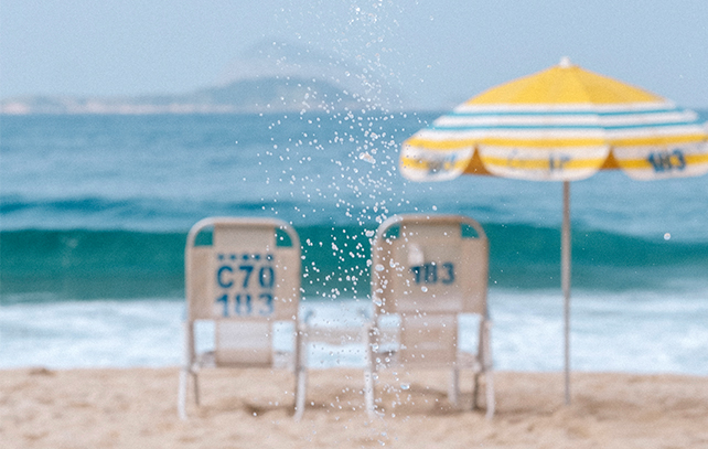 A praia de Ipanema a poucos passos de casa