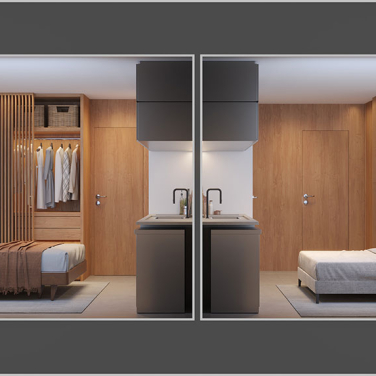 Double suites, a tendência de moradia ideal para investir e veranear.